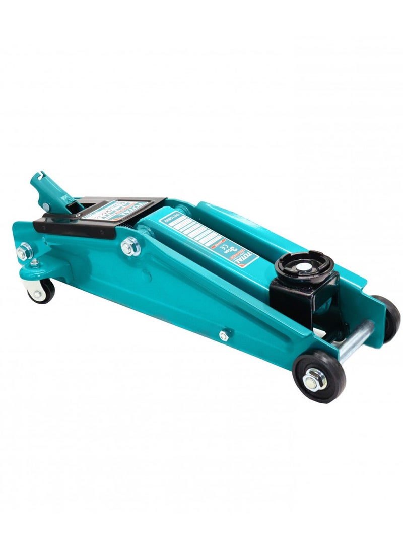 Portable Hydraulic Floor Jack 3 Ton For Workshop And Emergency Uses 16.4kg-THT10832 T0TAL