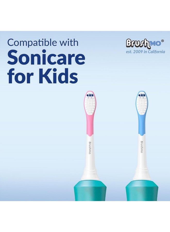Brushmo for Kids Ages 7+ Soft Replacement Toothbrush Heads Compatible with Philips Sonicare HX6042/94, Standard, 8 Pack - Image 4
