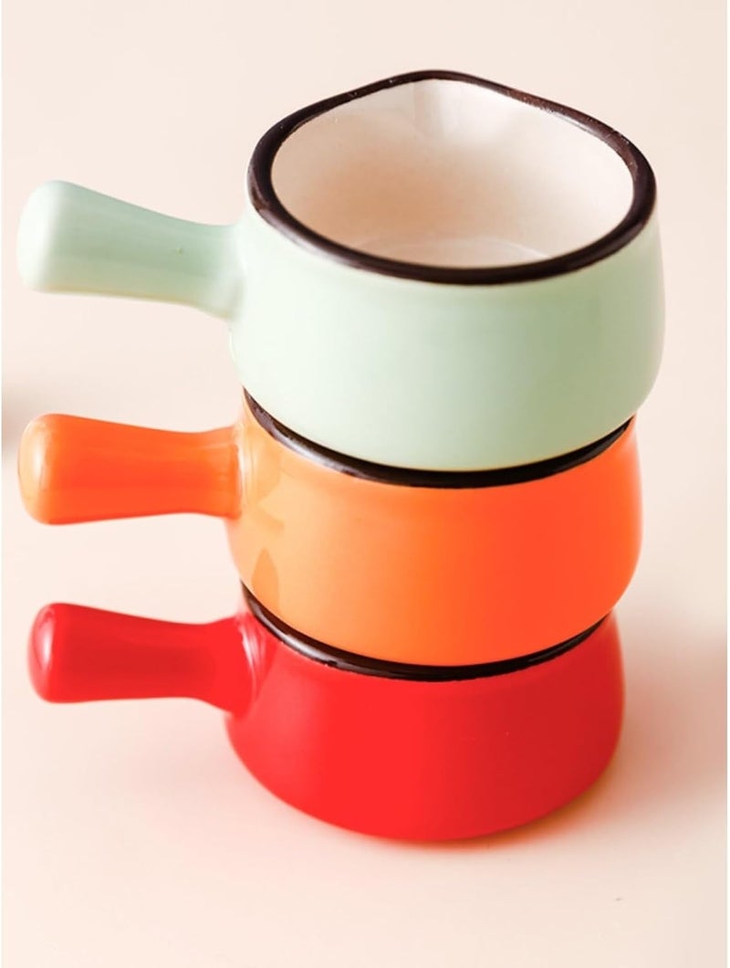 Gravy Boat Ceramic Spout Small Milk Pot with Handle Espresso Small Milk Cup Japanese Style Seasoning Cup Steak Juice Bucket Cups Gravy Jug(White) - Image 5