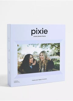 Pixie إطار صور رقمي ذكي | شاشة عرض فيديو وصورة متصلة بشبكة WiFi، دقة عالية كاملة، شاشة لمس مقاس 10.1 بوصة، مكبر صوت مدمج، منفذ Type-C ومنفذ Micro SD، هدية رائعة للعائلة والأصدقاء والآباء - أزرق  - Image 1