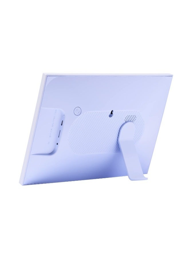 Pixie - Smart Digital Photo Frame | WiFi Connected Picture & Video Display, Full HD, TouchScreen 10.1" size, Built-in Speaker, Type-C & Micro SD port, Great Gift for Family, Friends, Parents - Blue - Image 1