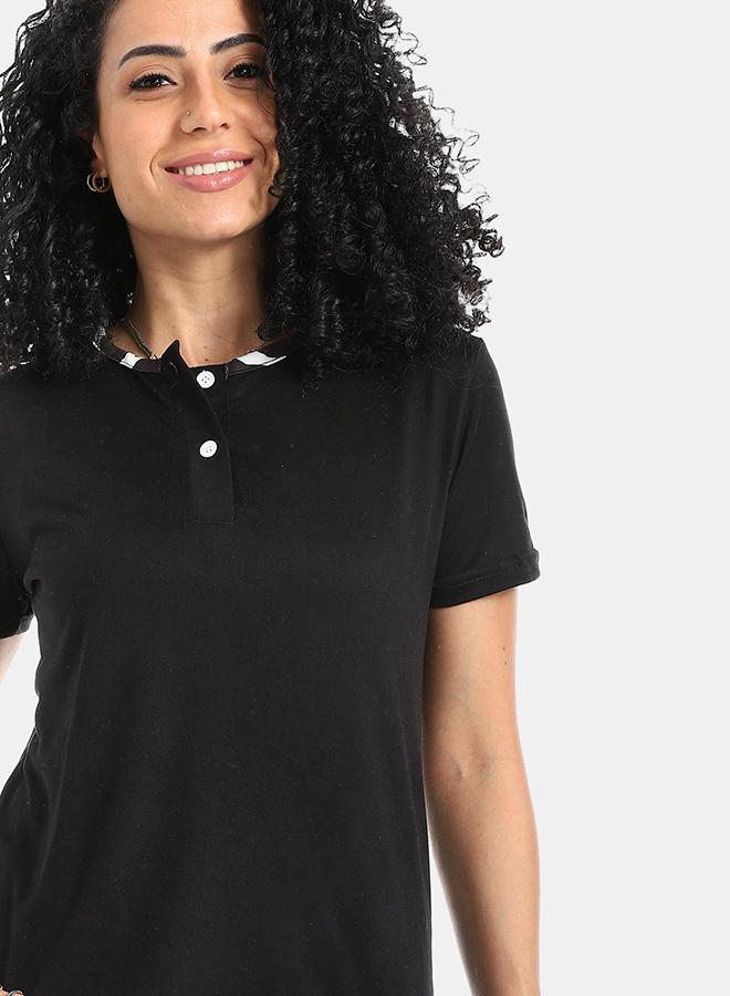 kady Self Pattern Short Sleeves Pajama Set - Image 4