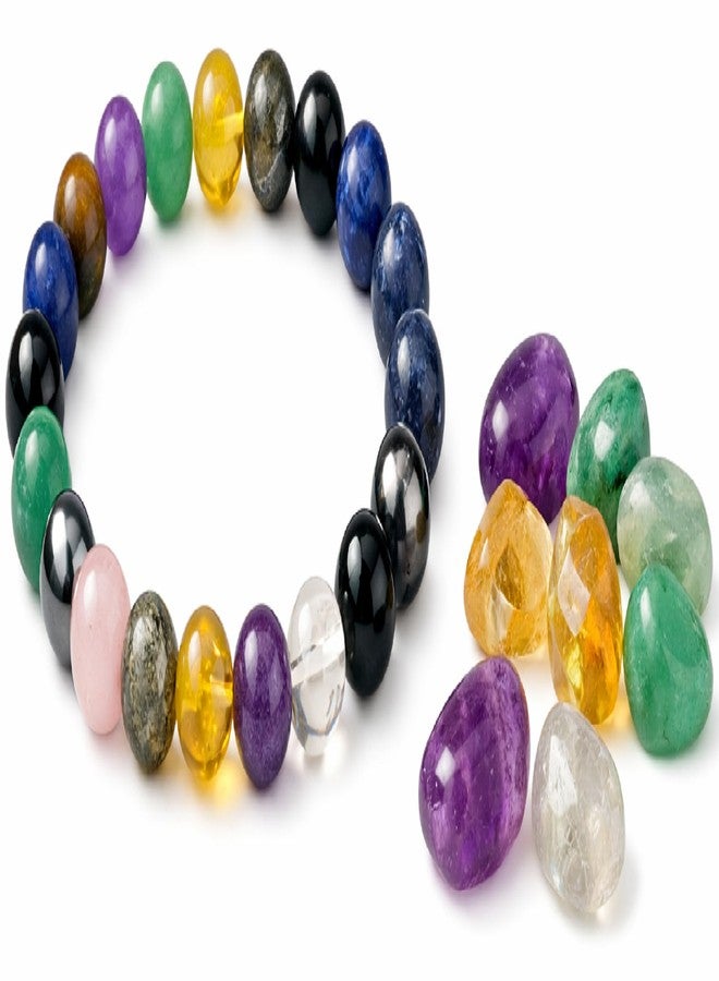 Trishakti PRODUCTS Examination Success Bracelet, Natural Crystal Beaded Bracelet for Focus and Confidence, 8mm Beads, Unisex, Stretchable Band - Image 1