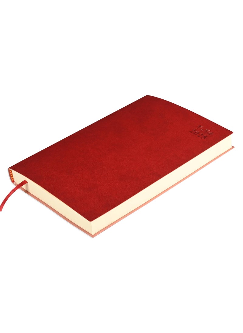 FIS FIS Flexible Diary 2025 (Arabic/English) A5, Maroon - FSDI131AE25MR  - Image 1