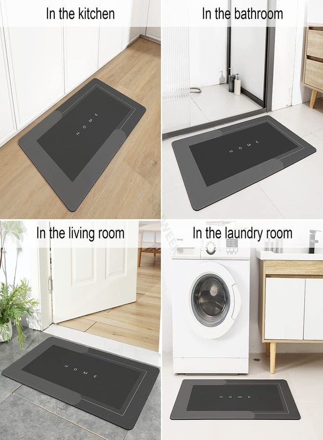 Finalize® Bathroom mat Water Absorbent mat for Bathroom Kitchen Floor mat Door Bathroom mat for Entrance Anti Slip mat for Bathroom Floor Foot Anti Skid (60 * 40 cm/1pcs/multi) - Image 5