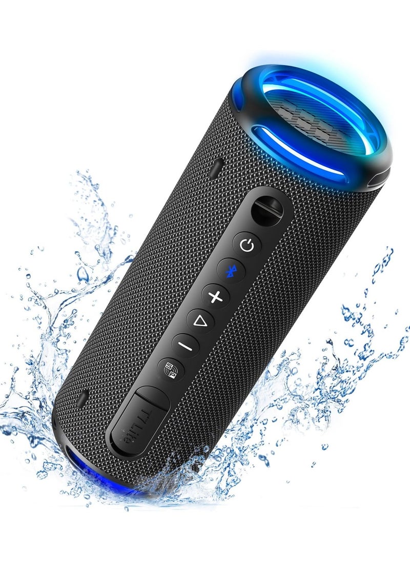 Tronsmart Tronsmart T7 Lite 24W Portable Outdoor Speaker, 24W Stereo Sound with Deep Bass, Bluetooth 5.3, IPX7 Waterproof, 24 Hours of Playtime, Custom EQ via App, Ultra Portable for carry - Black  - Image 2