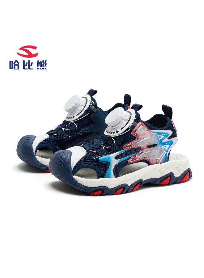 Habibixiong Children's Shoes Summer New Boys Baotou Sandals Girls Lightweight Rotating Buckle Beach Shoes Manufacturers On Behalf Of The Hair