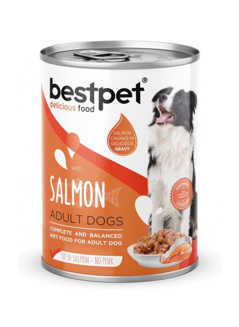 بيست بت سمك السلمون للكلاب البالغة من Bestpet، 400 جرام 