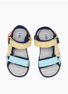 LBL by Shoexpress Boys Colourblock Sandals With Hook And Loop Closure  - Image 2