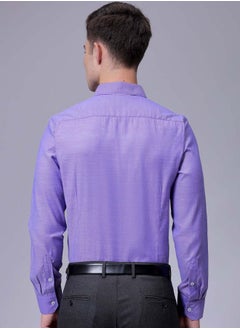 The Indian Garage Co Men Slim Fit Solid Full Sleeves Cutaway Collar Formal Shirt  - Image 2