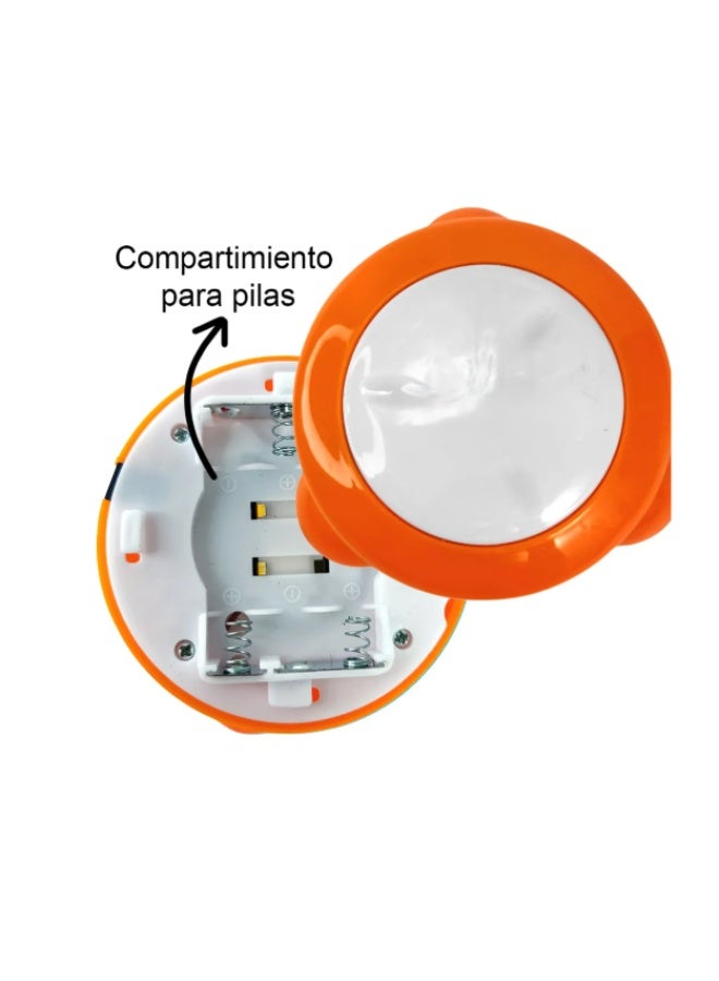 جهازتدليك كهربائي محمول، تصميم ثلاثي الأذرع، للاسترخاء وتخفيف التوتر في أي وقت وأي مكان يوفر تدليكاً فعالاً ومريحاً لمختلف مناطق الجسم. بفضل حجمه الصغير وخفة وزنه (برتقالي) - Image 2