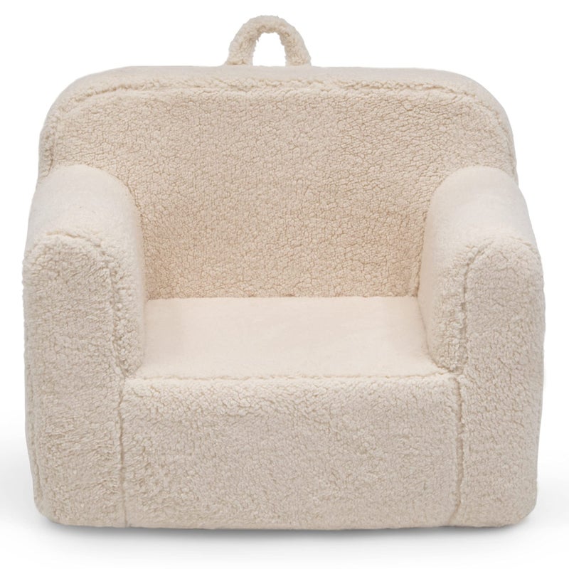 Delta Children Cozee Sherpa Chair Cream