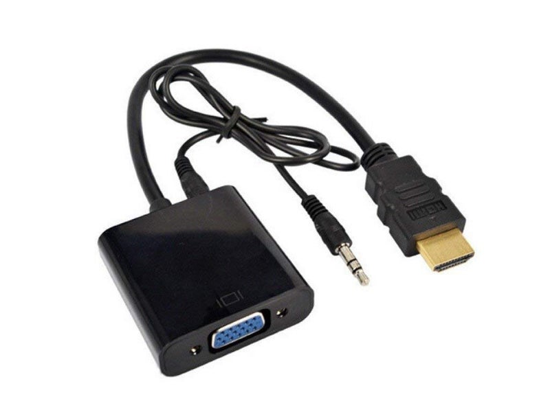 BigPlayer HDMI Male to VGA Female Video Converter Adapter Cable (Black) - Image 2