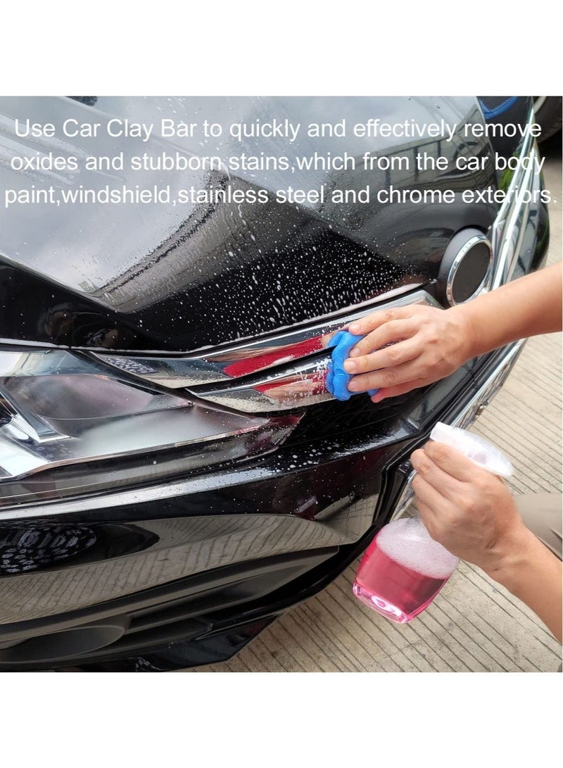 Excefore Car Clay for Car Detailing 4 Pack, Auto Detailing Clay Bar Cleaner, Grade Cleaner Kit for Coating Polisher Car Wash Kit Cleaning RV Cars Boats Bus - Image 3