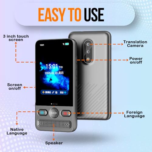 Herpla Language Translator Device VoiceText Bidirection Word Translator 138 Languages OnlineOffline Translator For business And Learning - Image 3