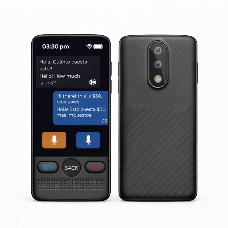 Herpla Language Translator Device VoiceText Bidirection Word Translator 138 Languages OnlineOffline Translator For business And Learning - Image 2
