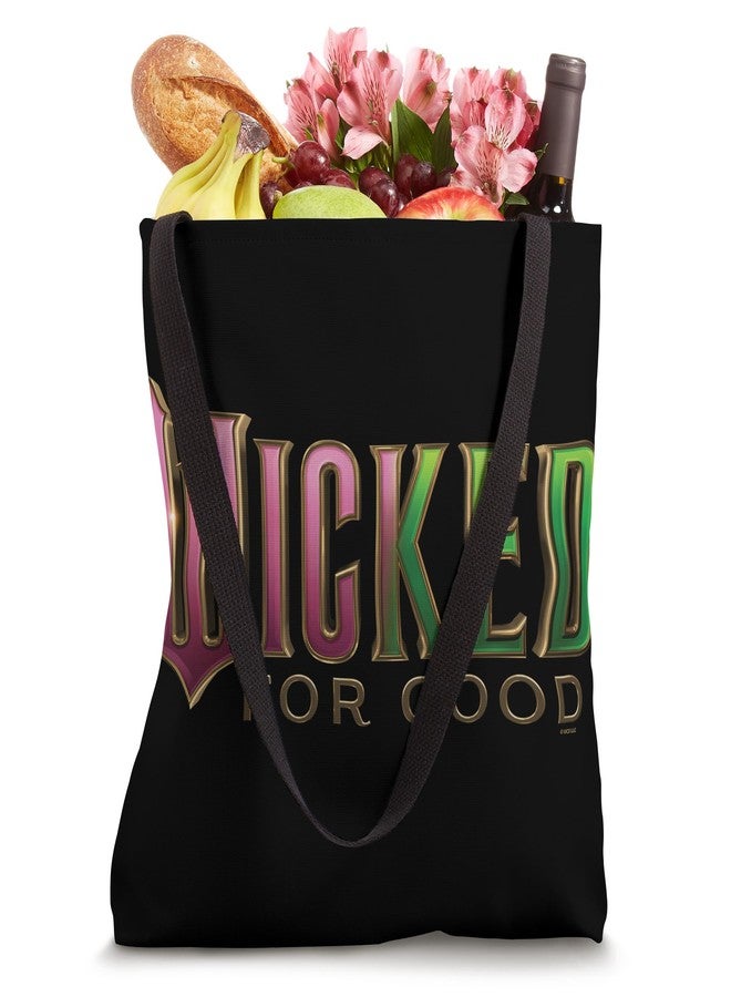 Wicked: For Good Pink To Green Logo Tote Bag - Image 4