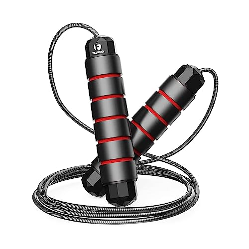 Fashnex Skipping Rope for Men, Women & Children - Jump Rope for Exercise Workout & Weight Loss - Tangle Free Jumping Rope for Kids (Multicolor) Material: Polyvinyl Chloride - Image 1