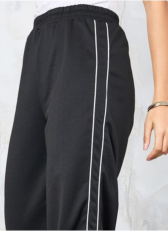 Styli - Relaxed Fit Joggers with Side Stripes - Image 1