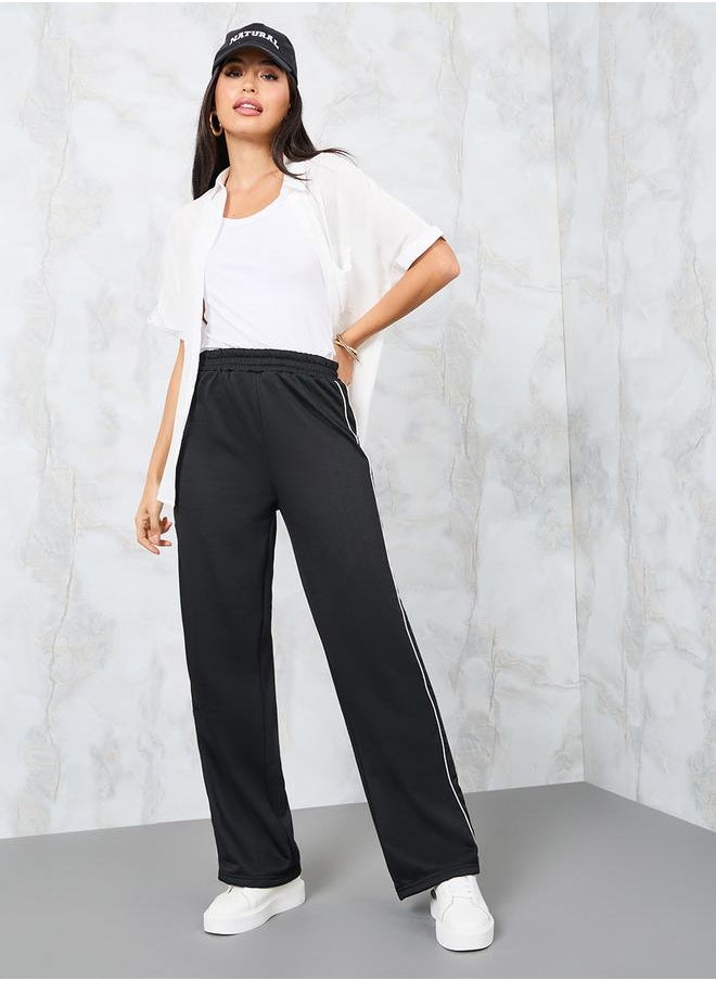 Styli - Relaxed Fit Joggers with Side Stripes - Image 1