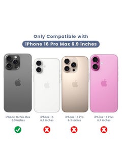 9H IPhone 16 Pro Max Full Privacy Tempered Glass Screen Protection, Anti-Spy 9H Hardness, Full Cover Explosion-Proof Screen,ESD Anti-Static, [Case Friendly] [Bubble Free] - Black  - Image 5