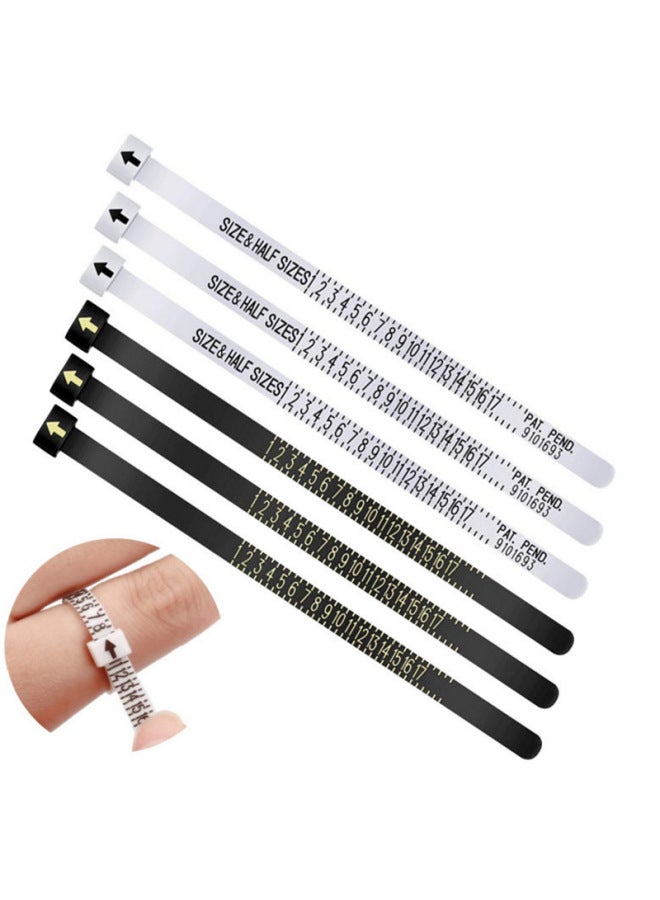 American Ring Finger Circumference Measuring Belt Size Hand Circumference Finger Size Measuring Ring-Model:White Beauty Measuring Tape  - Image 5