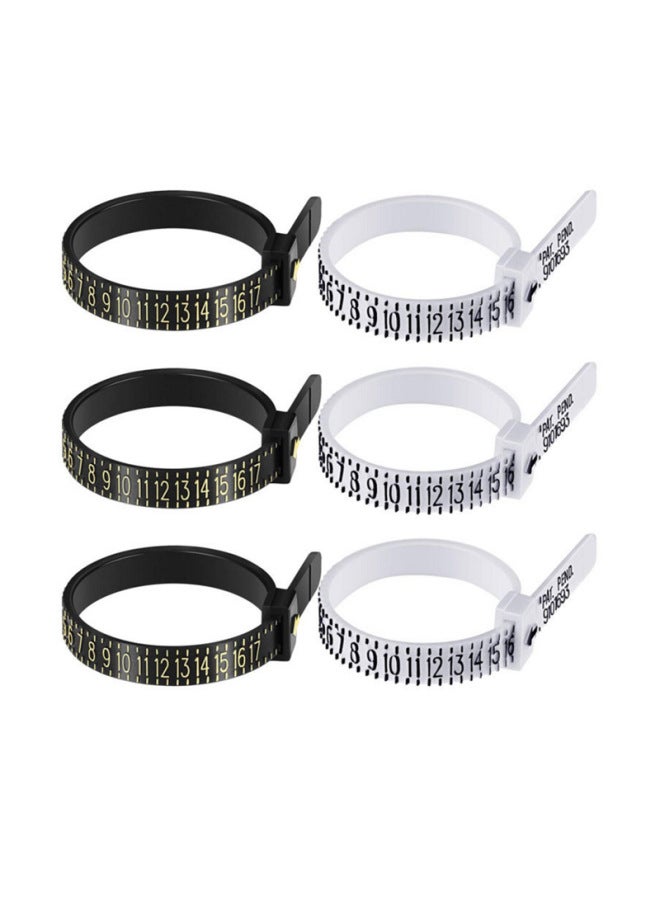 American Ring Finger Circumference Measuring Belt Size Hand Circumference Finger Size Measuring Ring-Model:White Beauty Measuring Tape  - Image 4