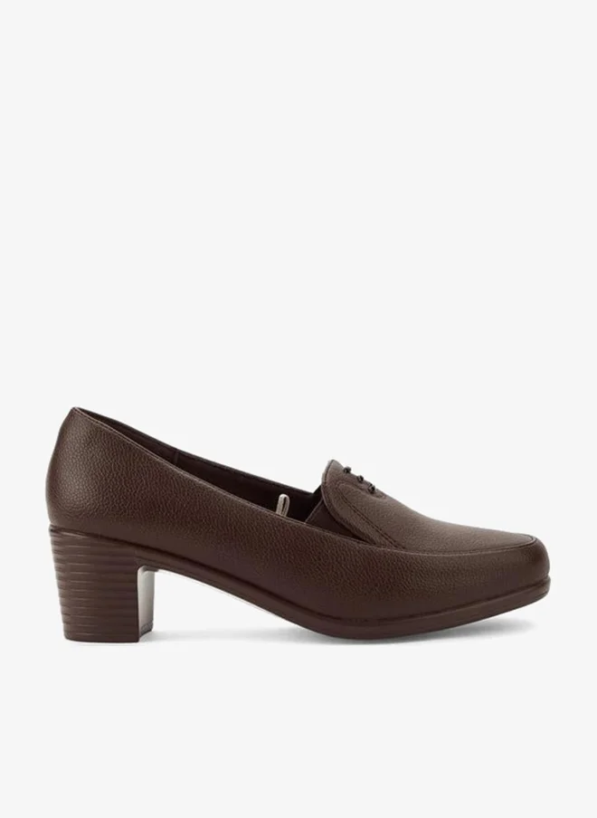Women Slip On Block Heels