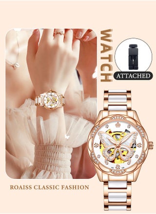 White and Rose Gold