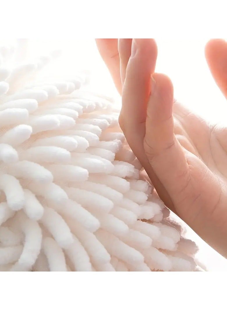 Goolsky 1 Pc Quick-drying Hand Towel, Absorbent Hanging For Kitchen Bathroom, Quick Dry Lint Free Soft Microfiber Chenille Hand Towel, Machine Washable - Image 2