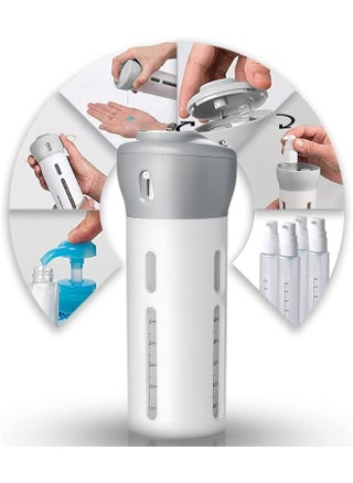 Travel Dispenser Bottle, 4 in 1 Travel Bottle Set for Shampoo Gel and Lotion, Leakproof Travel Containers and Bottles for Cosmetics and Body Wash Cream (Multicolor) - pzsku/Z766F689B7DF2CD3AACA2Z/45/1746361148/24fbe8ea-5f75-45fe-b5f2-db25ade680fb