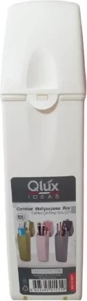 Hane216 Multi-Purpose Box Toothbrush Holder-Makeup Organizer