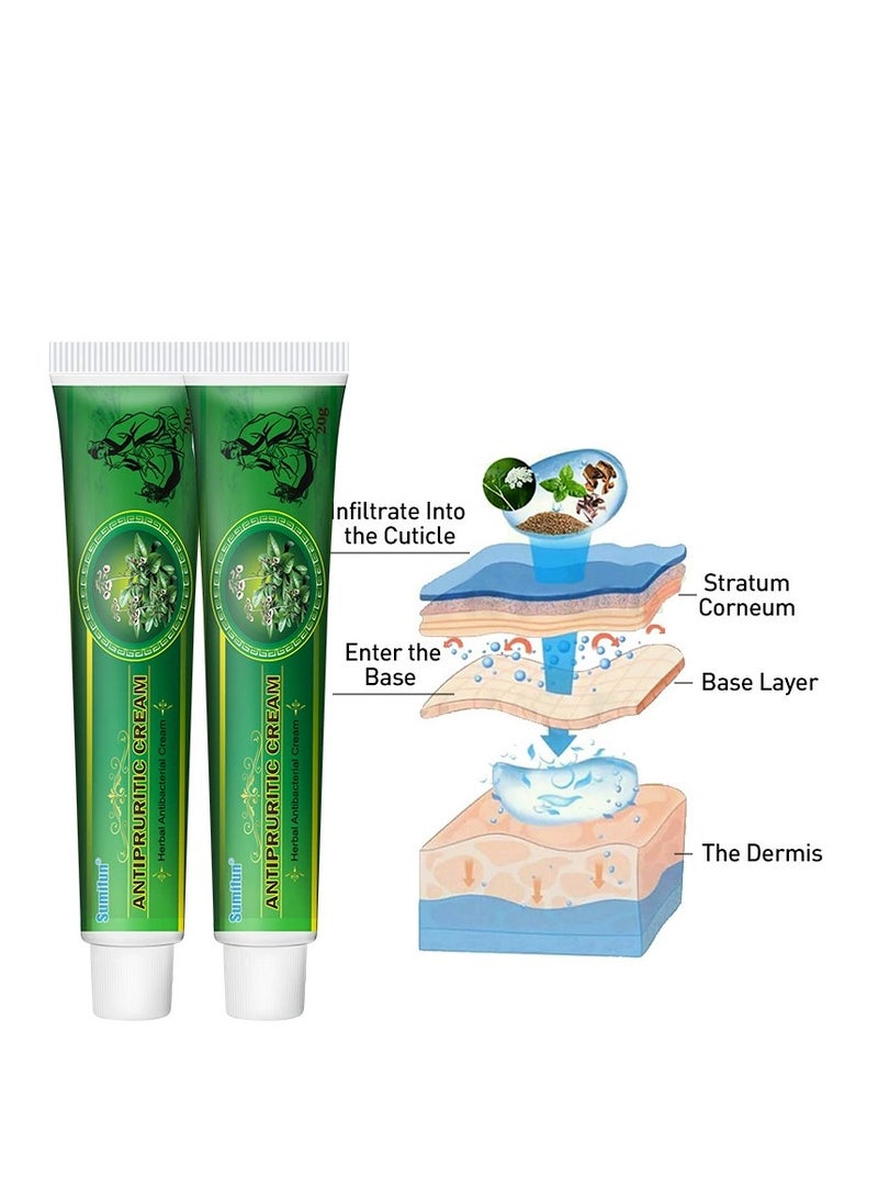 Sumifun Antipruritic Herbal Cream 20g – Soothing Itch Relief for All Skin Types  - Image 4