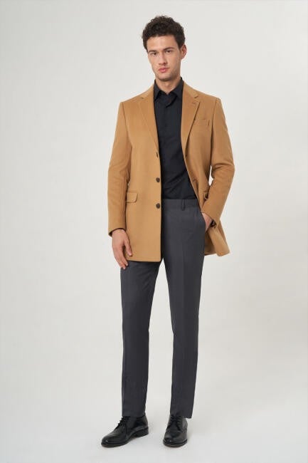 Bisse Men's Coat CAMEL PPL22K22211_D70  - Image 3
