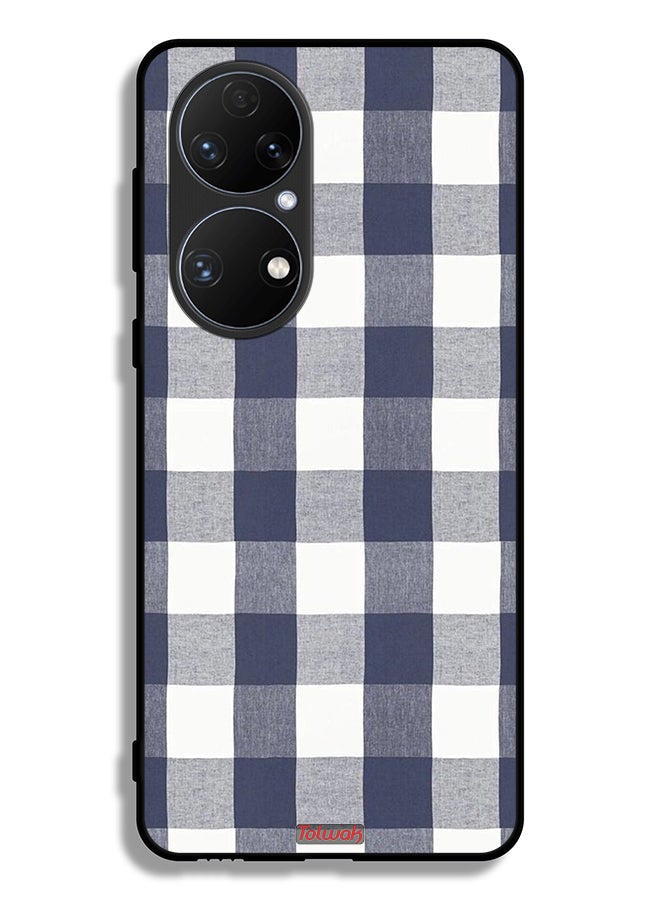 Tolwak Huawei P50 Protective Case Cover Cloth Pattern - Image 2