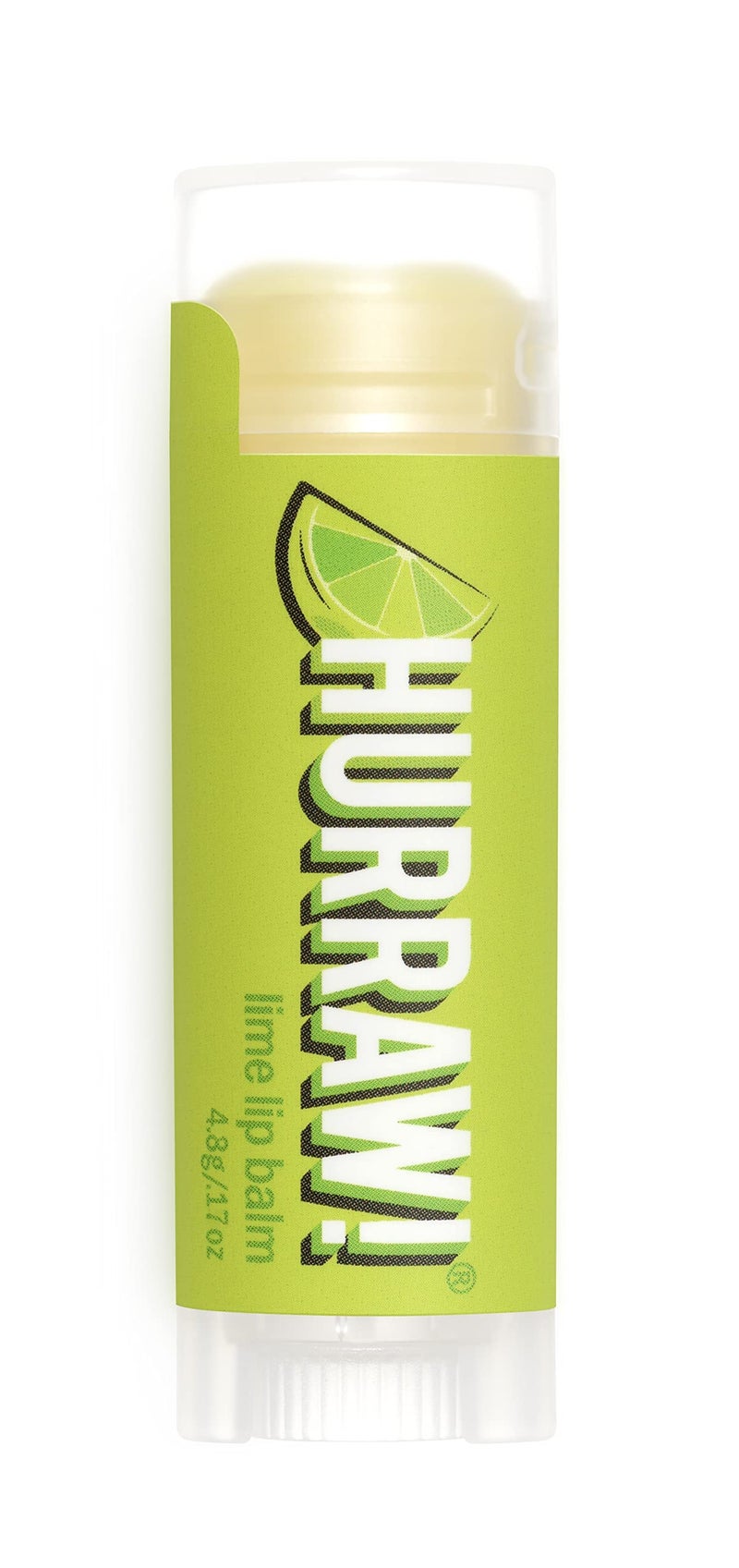Hurraw Lime Lip Balm Organic Certified Vegan Cruelty and Gluten Free NonGMO 100 Natural Ingredients Bee Shea Soy and Palm Free Made in USA
