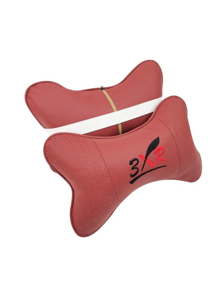 3 اكس ار قطعتان من مسند الرأس لمقعد السيارة ودعم مسند الرأس - Image 5