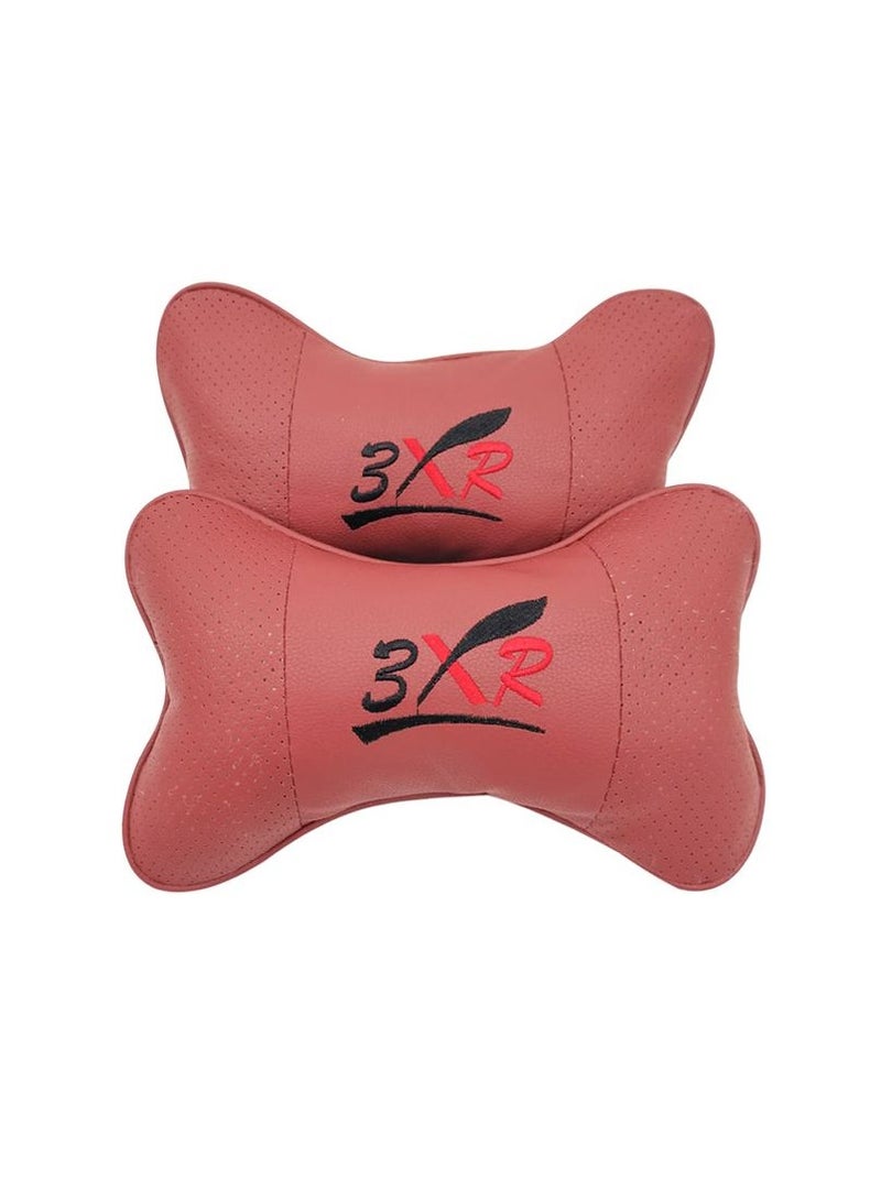 3 اكس ار قطعتان من مسند الرأس لمقعد السيارة ودعم مسند الرأس - Image 1