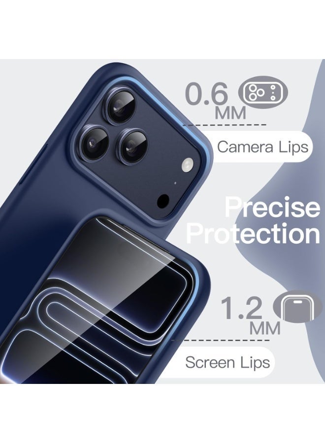 ELTRAZONE iPhone 17 Pro Soft Silicone Case | Slim Full Body Protective Cover | Shockproof Anti-Scratch Silicone Back Case for iPhone 17 Pro 6.3-Inch - Image 3