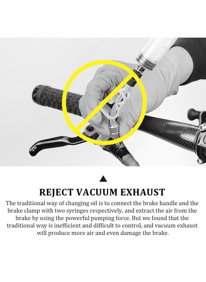 Ranjaner Brake Bleed Kit Bicycle Hydraulic Disc Brake Oil Mineral for Shimano, MAGURA, TEKTRO, SRAM Series Bike Brake Repair Tools - Image 3