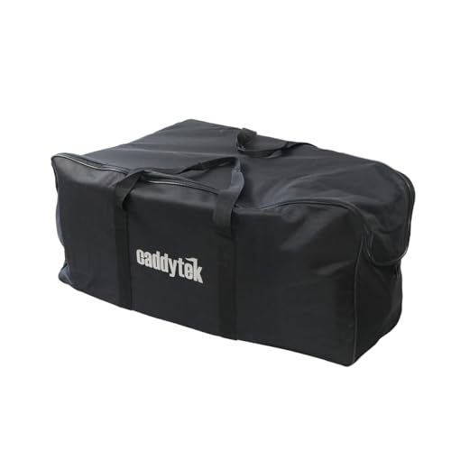 CaddyTek Golf Cart Carry Bag – Foldable Travel Case for Push Carts, Fits Most 3-Wheel & 4-Wheel Models, Durable Storage & Trunk Transport Bag, Black - Image 5