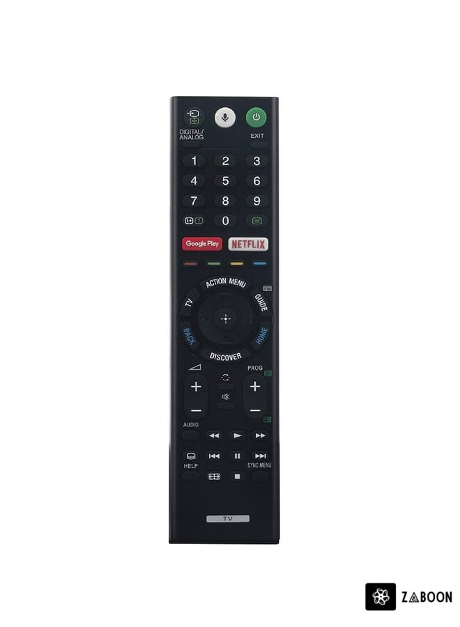 Zaboon Smart Remote control For Led And Smart TV Black