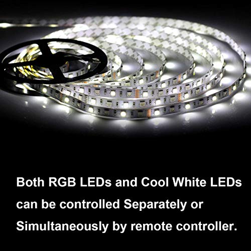 SUPERNIGHT 5050 RGBW LED Strip Lights-16.4ft 300 LEDs, Color Changing LED Lights for Valentine, Wedding Sparklers, Christmas Lights, Indoor Decoration - Image 4