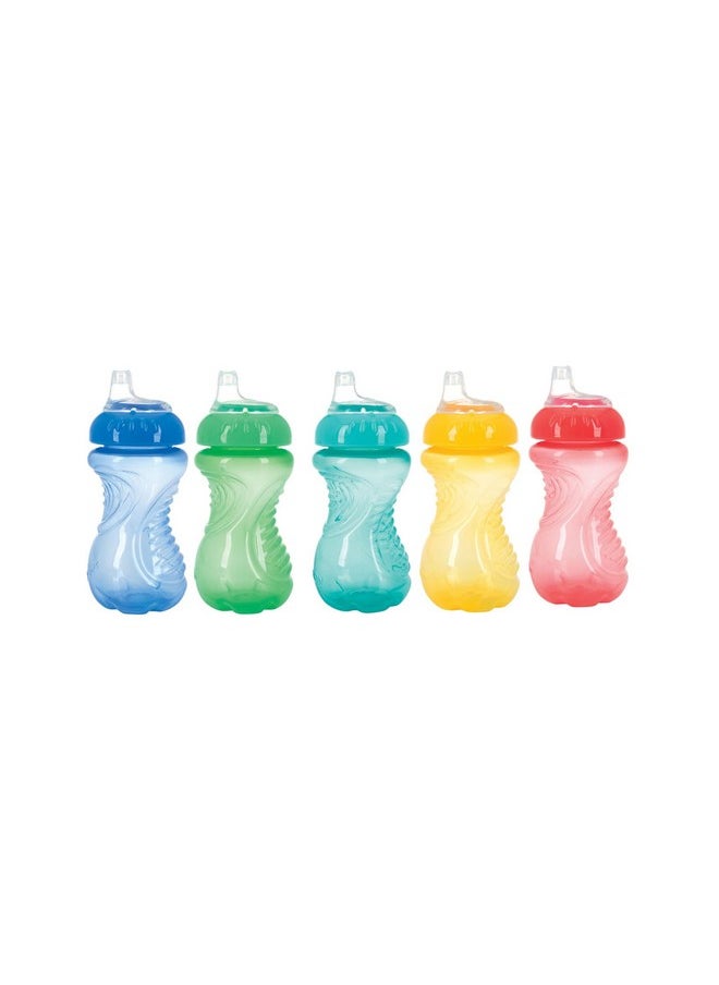 Nuby - No-Spill Easy Grip Cup, 10 Ounce, Colors May Vary, 1 Pack - Image 1
