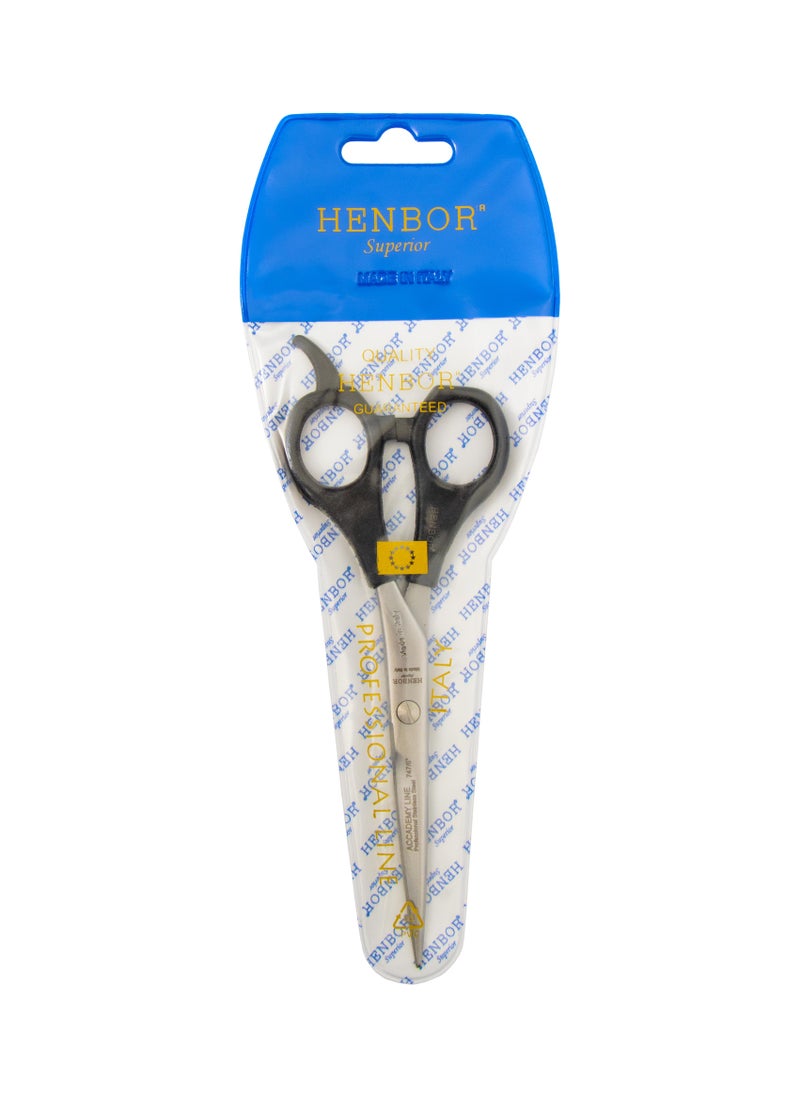 HENBOR - Italian Scissors with Plastic Handle, Size 747-6 - Image 1