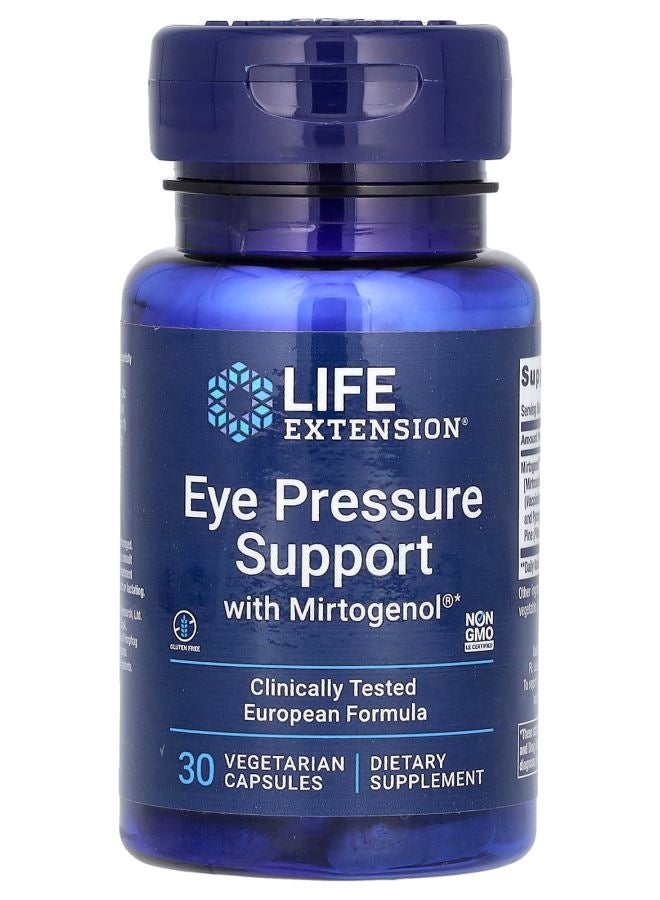 دعم ضغط العين مع ميرتوجينول 30 كبسولة نباتية