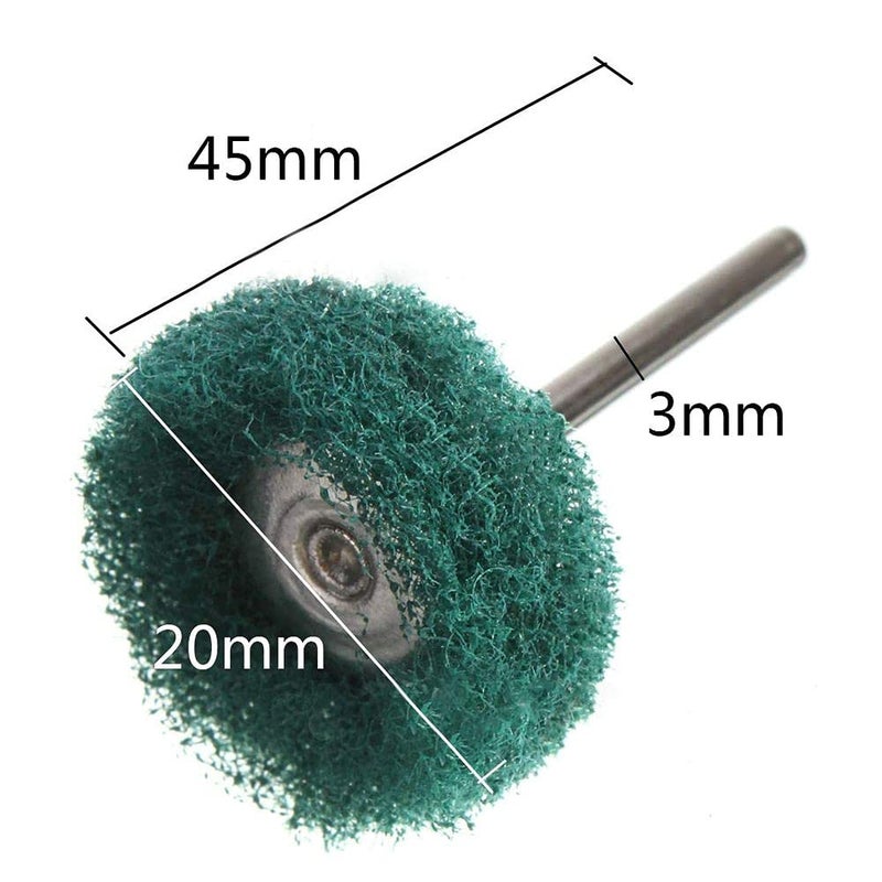 DIY Crafts DIY DIYC13944 Crafts Polishing Wheel Buffing Pad Brush Jewelry Metal MicroElectronic Accessories Rotary Tools Nylon Polishing Pads Abrasive Wheels Discs for Dremel Pack of 6 Pcs Multi Colour  - Image 3