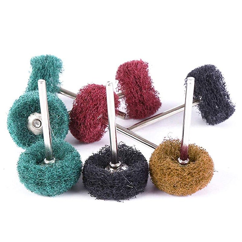 DIY Crafts DIY DIYC13944 Crafts Polishing Wheel Buffing Pad Brush Jewelry Metal MicroElectronic Accessories Rotary Tools Nylon Polishing Pads Abrasive Wheels Discs for Dremel Pack of 6 Pcs Multi Colour  - Image 4
