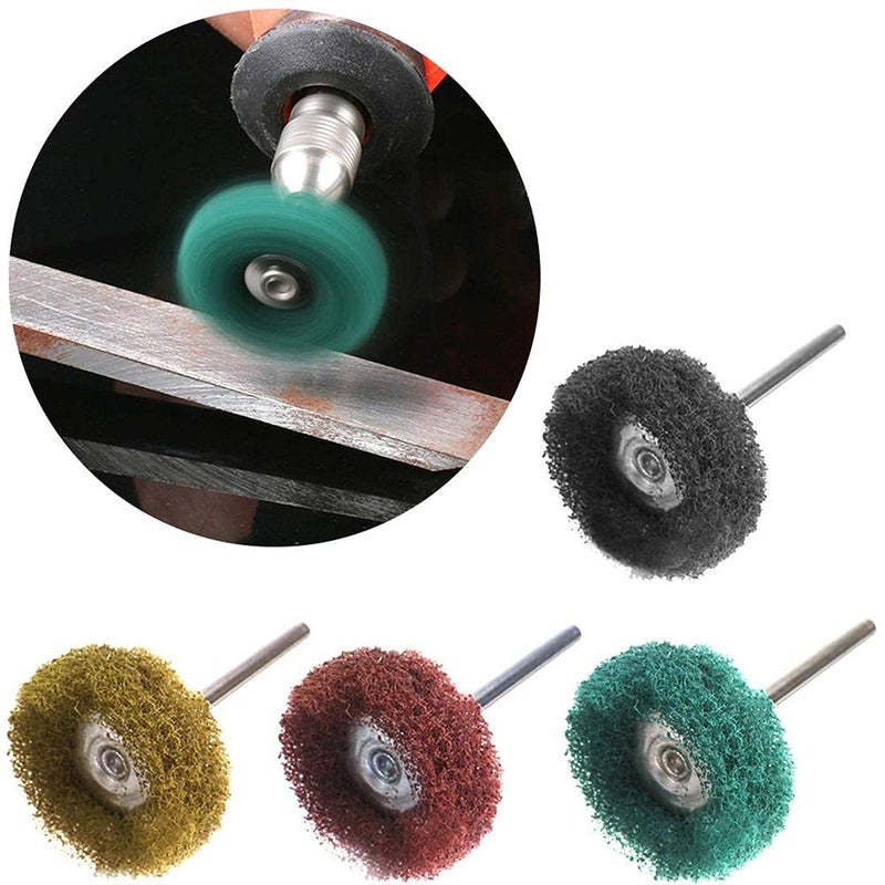 DIY Crafts DIY DIYC13944 Crafts Polishing Wheel Buffing Pad Brush Jewelry Metal MicroElectronic Accessories Rotary Tools Nylon Polishing Pads Abrasive Wheels Discs for Dremel Pack of 6 Pcs Multi Colour  - Image 1