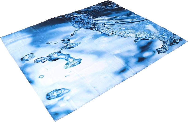 Shower Curtain Set with Rings, Bathroom Hanging Curtain, High - Definition Digital Printing, Durable Polyester Pongee Material, Easy to Install and Clean for Home Decora (150 * 180 cm) - Image 3